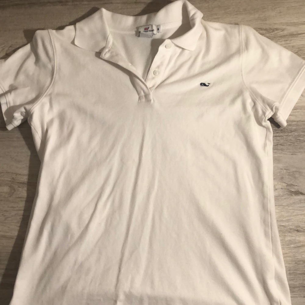 White Vinyard Vines Polo